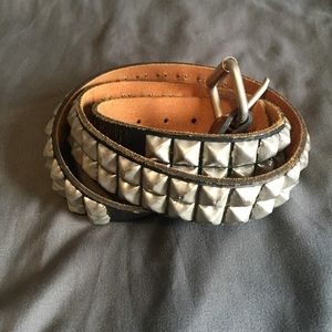 Studded 2 Row Punk Belt